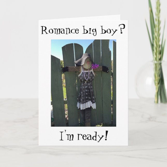 CARTÃO "DOCE EM VOCÊ É O QUE EU SOU" SCARECROW FEMININA (Frente)