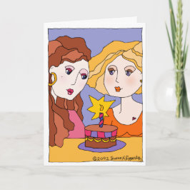 Cartão Doce Feliz Aniversário Especial Namorada Velho Ami
