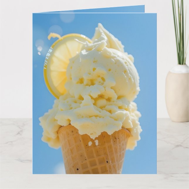 Cartão Doce Limão Verão (Frente)
