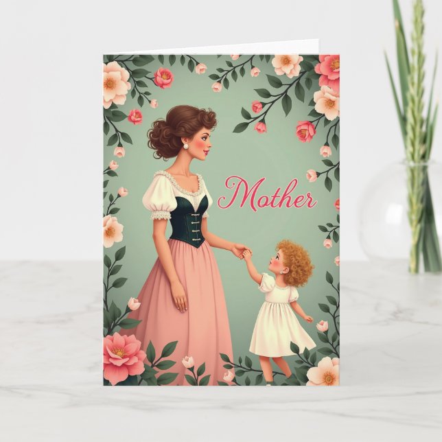 Cartão Doce Mãe E Filho (Frente)