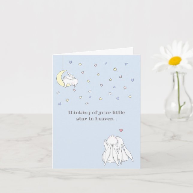 Cartão Doce Pequena Estrela no Céu Perda de Simpatia Infa (Planta pequena)