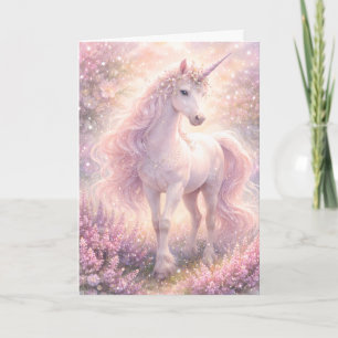 Cartão Doce Unicórnio pastel Caprichoso