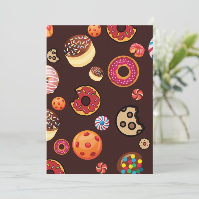 Cartão Doces 4 (Em pé/Frente)