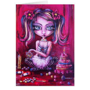 Cartão Doces do amor do olho