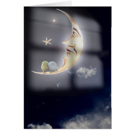 Cartão Doces sonhos e boa noite de dormir