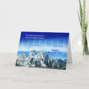 Cartão Doctor's Day Card-Happy Doctor's Day Heartbeat