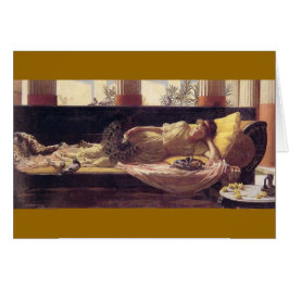 Cartão Doçura em fazer nada (Dolce far Niente)