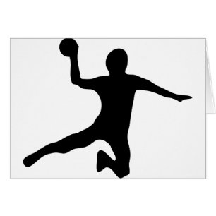 Cartão dodgeball do spieler do handball
