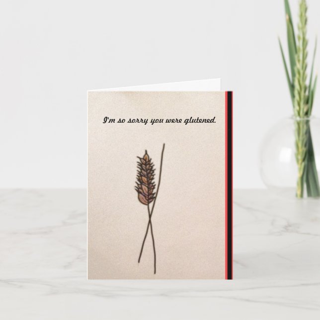 Cartão Doença celíaca (Frente)