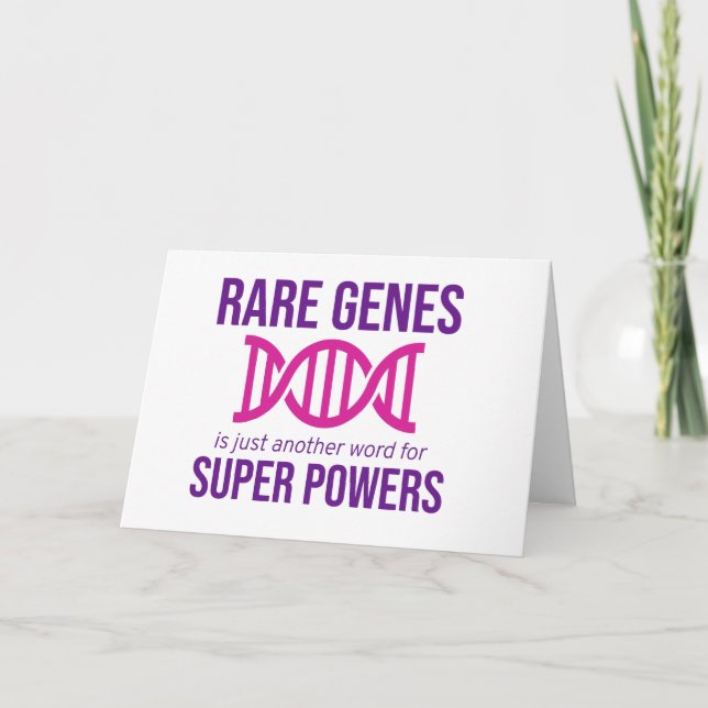 Cartão Doença Raras Sensibilização Dia da Zebra Fighbon (Frente)