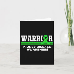 Cartão Doença renal Guerreiro da Doença renal Conheciment