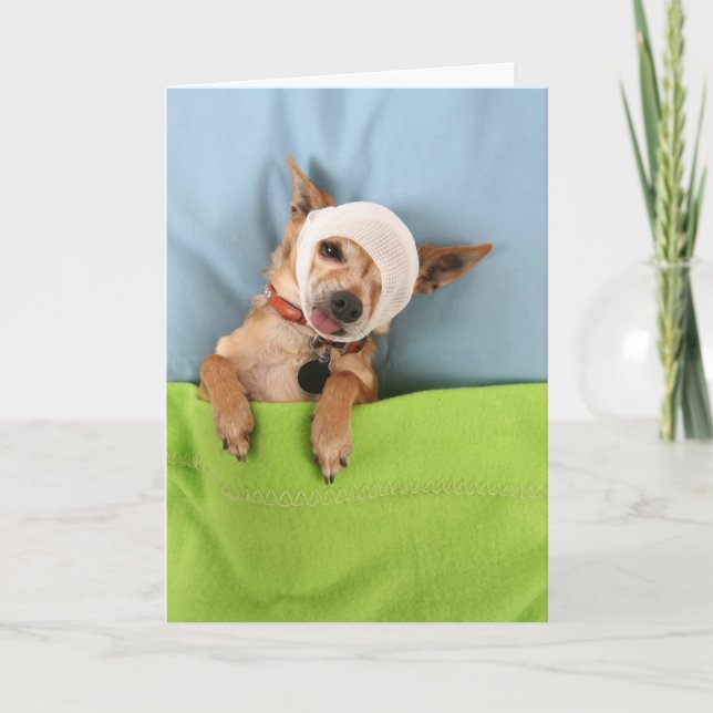 Cartão doente-azul (Frente)