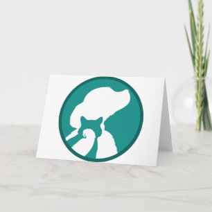 Cartão Dog Cat Bird