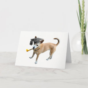 Cartão Dog Graduation Card