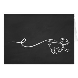 CARTÃO DOG WALK CHALK