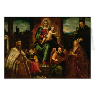 Cartão Doge Alvise Mocenigo e família