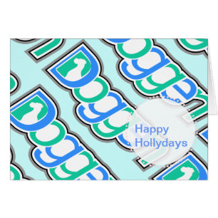 Cartão Doggen Text mit Kopf