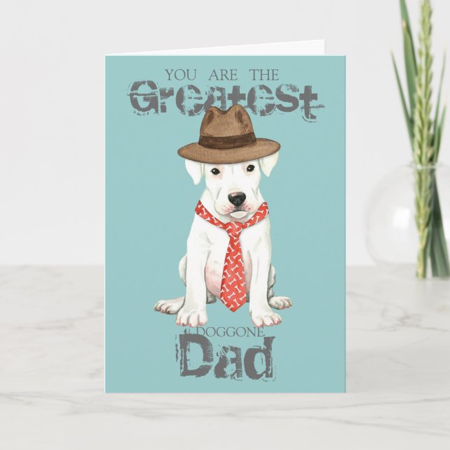 Cartão Dogo Argentino (Frente)