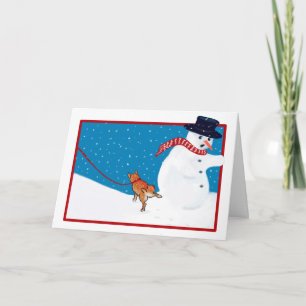 Cartão Dogs will be dogs holiday card