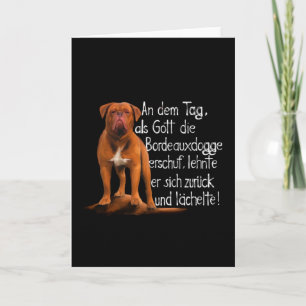 Cartão Dogue De Bordeaux Gift Dog Owner Love
