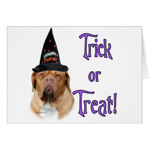 Cartão Dogue de Bordeaux Trick