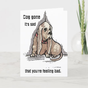 Cartão Dogues Sentem-Se Bem