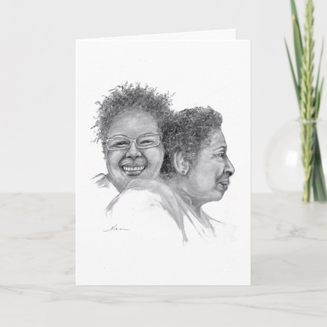 Cartão Dois amigos para sempre (Frente)