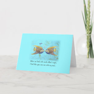 Cartão Dois Angelfish Soul Talting Card