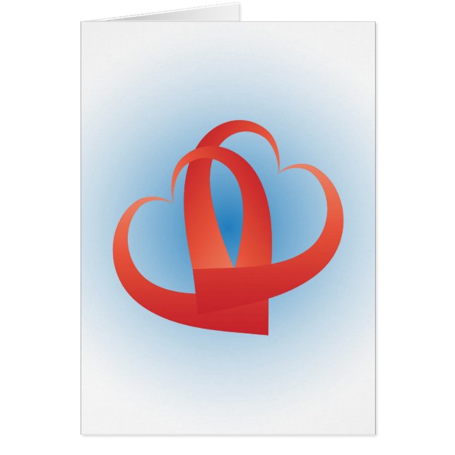 Cartão Dois corações (Frente)