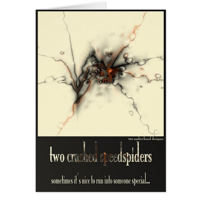 Cartão dois deixaram de funcionar speedspiders (Frente)