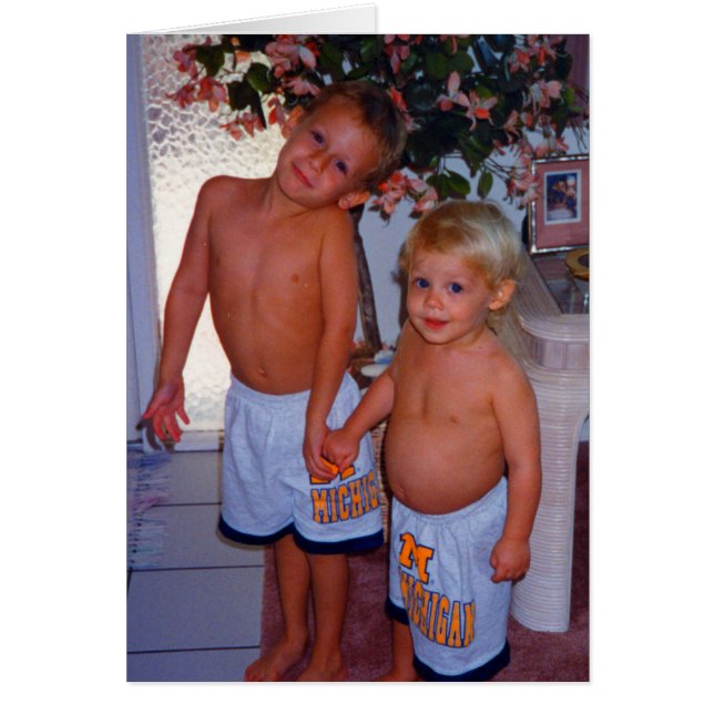 Cartão dois irmãos (Frente)