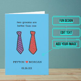 Cartão Dois Parabéns do Dia do Casamento