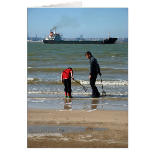 Cartão Dois Pequenos Pescadores