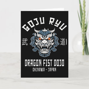 Cartão Dojo Dragon Fist Karate Goju Ryu