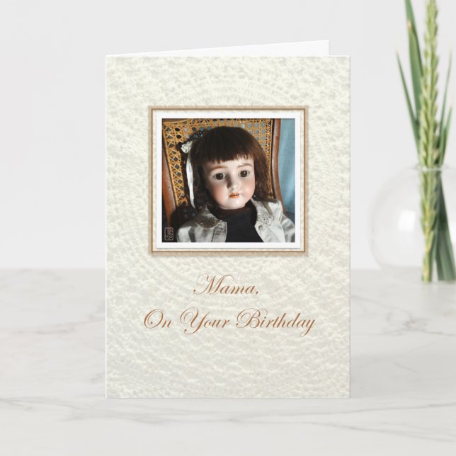 Cartão Doll Frances Mama Birthday (Frente)
