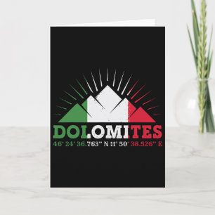 Cartão Dolomites Natureza Ao Ar Livre Itália
