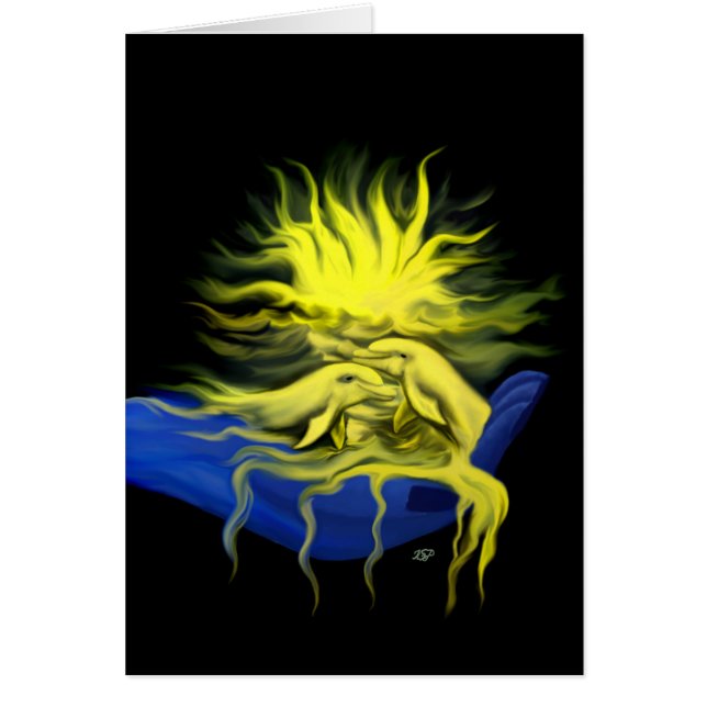 Cartão Dolphin Love (Frente)