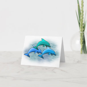 Cartão Dolphin notecards