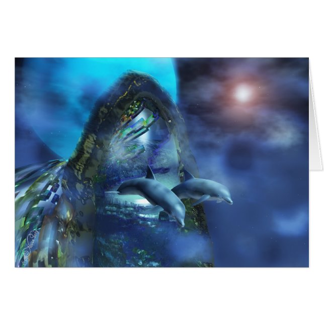 Cartão Dolphins (Frente Horizontal)