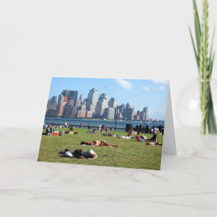 Cartão Domingo à tarde em Hoboken