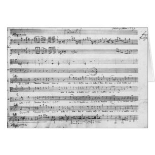 Cartão Domingo Vespers, 1779