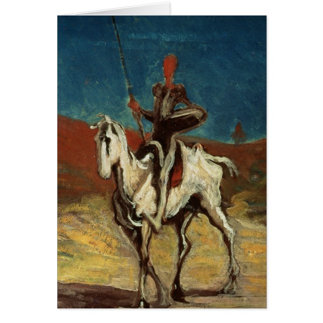 Cartão Don Quixote, c.1865-1870 (Frente)