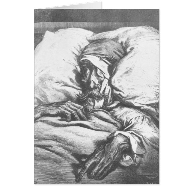 Cartão Don Quixote ferido (Frente)