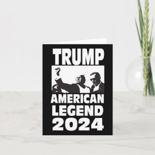 Cartão Don Trump 2024 à prova de bala nunca renove a lege