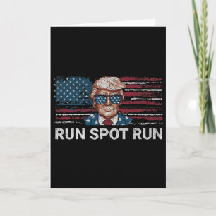 Cartão Donald Trump 2024 Corra Local Corra Engraçado Repu