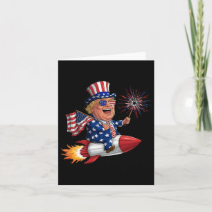 Cartão Donald Trump 2024 Happy 4 De Julho Trump American