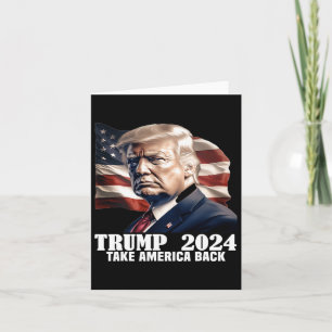 Cartão Donald Trump 2024 Retome As Eleições Americanas - 