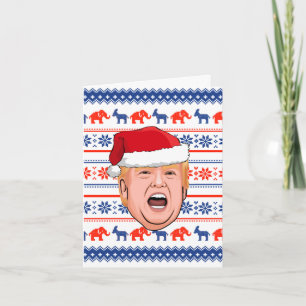 Cartão DONALD TRUMP Christmas