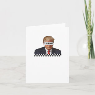 Cartão Donald Trump - Criminal
