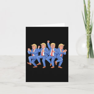 Cartão Donald Trump Dance 4 De Julho De Trump 2025